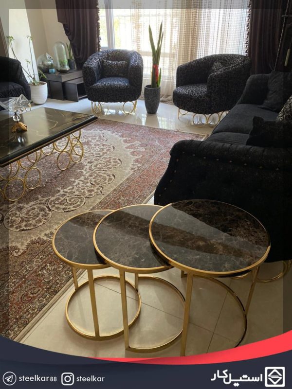 عسلی استیل کد 5000 سه تیکه - Image 3